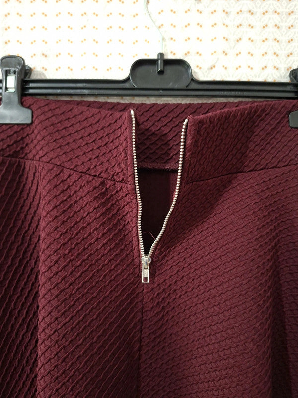 Jupe rouge bordeaux NafNaf Taille S