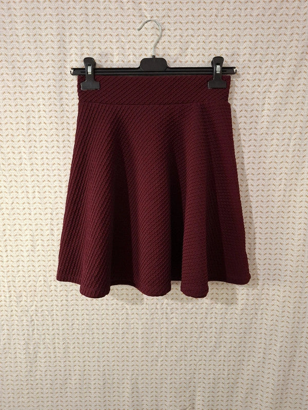 Jupe rouge bordeaux NafNaf Taille S