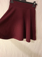 Jupe rouge bordeaux NafNaf Taille S