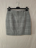 Jupe grise à carreaux H&M - Taille S - 36