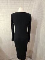 Robe pull noir moulante Shein - Taille M - 38