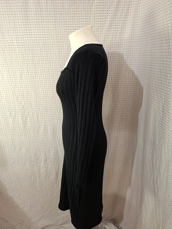 Robe pull noir moulante Shein - Taille M - 38