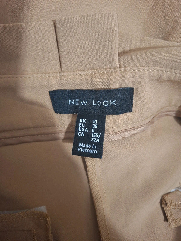 Pantalon marron clair New Look - Taille M - 38