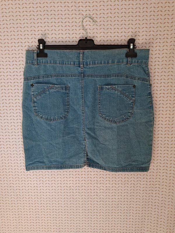 Jupe en jean bleu In Extenso - Taille 2XL - 44