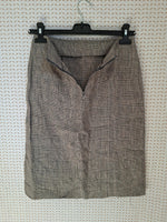 Jupe courte grise Mademoiselle-Élégance - Taille M - 38