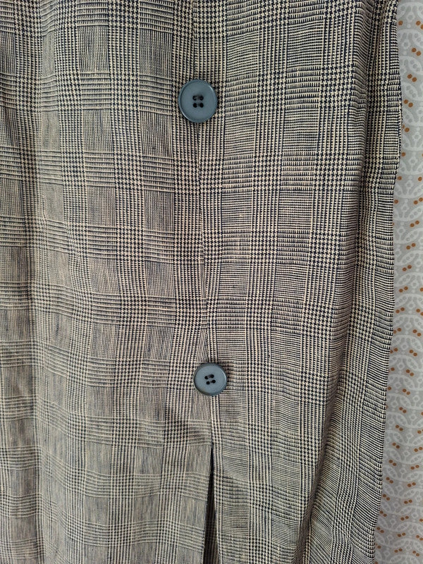 Jupe courte grise Mademoiselle-Élégance - Taille M - 38