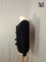 Pull noir Mademoiselle-Élégance Taille M