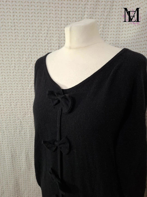 Pull noir Mademoiselle-Élégance Taille M