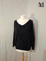 Pull noir Mademoiselle-Élégance Taille M