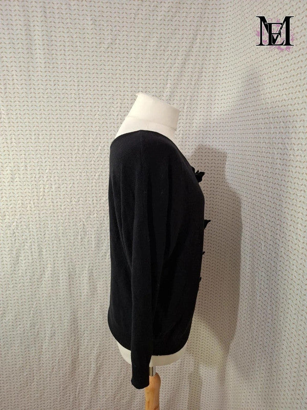 Pull noir Mademoiselle-Élégance Taille M