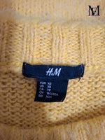 Pull jaune over size H&M Taille XS