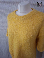 Pull jaune over size H&M Taille XS
