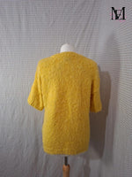 Pull jaune over size H&M Taille XS