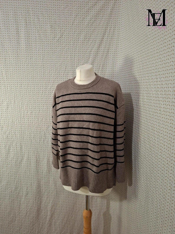 Pull marron TEX Taille 2XL