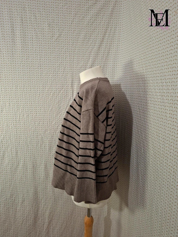 Pull marron TEX Taille 2XL