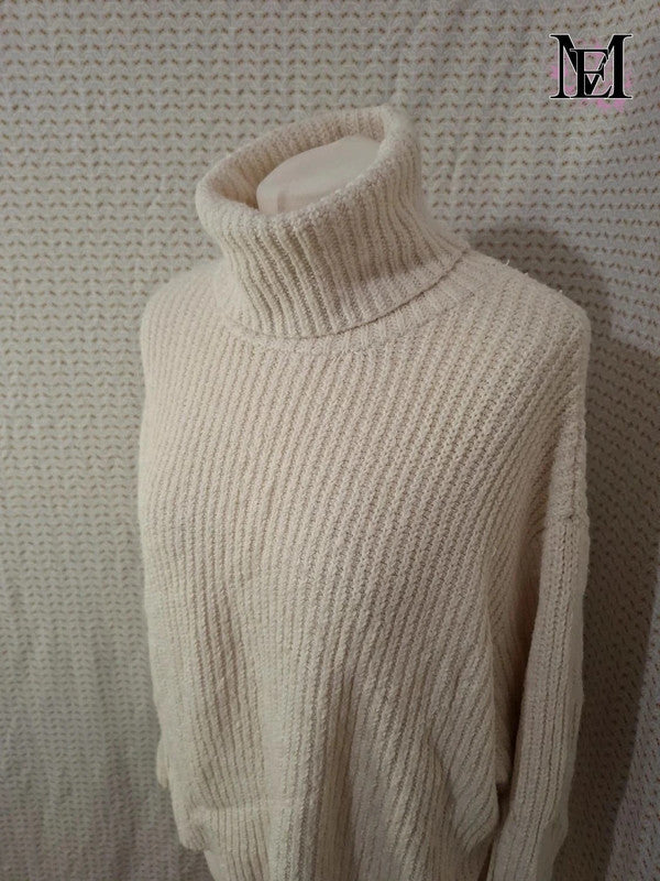 Pull blanc Mademoiselle-Élégance Taille M