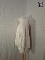 Pull blanc Mademoiselle-Élégance Taille M