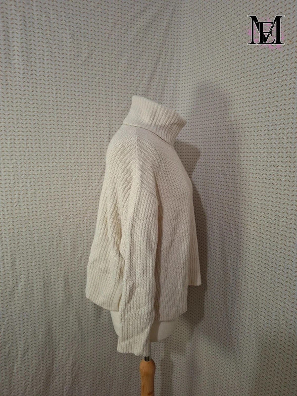Pull blanc Mademoiselle-Élégance Taille M