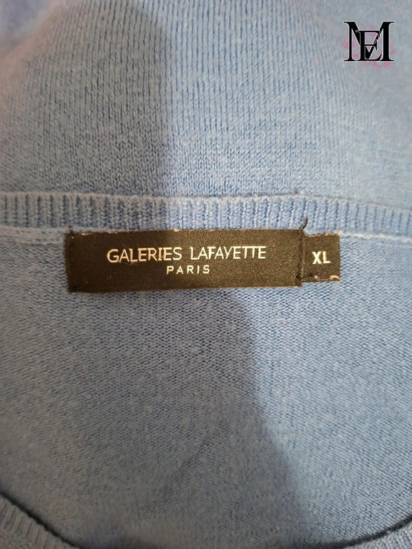 Pull bleu Galeries Lafayette Taille XL