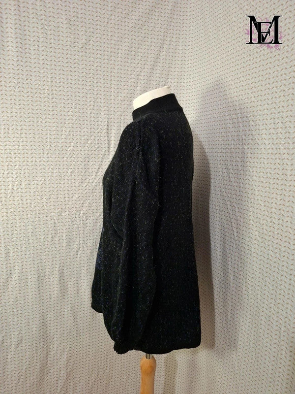 Pull noir Mademoiselle-Élégance Taille M