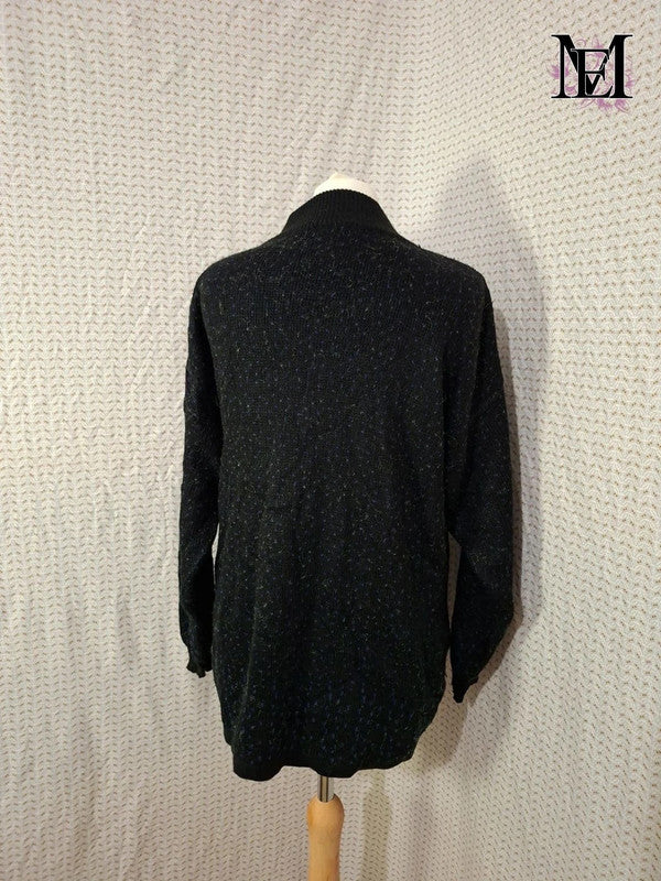 Pull noir Mademoiselle-Élégance Taille M
