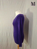 Pull col V Mademoiselle-Élégance Taille S