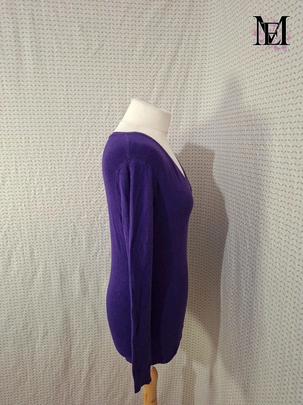 Pull col V Mademoiselle-Élégance Taille S