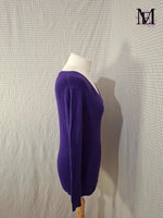 Pull col V Mademoiselle-Élégance Taille S