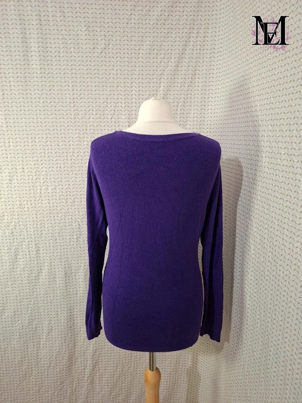 Pull col V Mademoiselle-Élégance Taille S