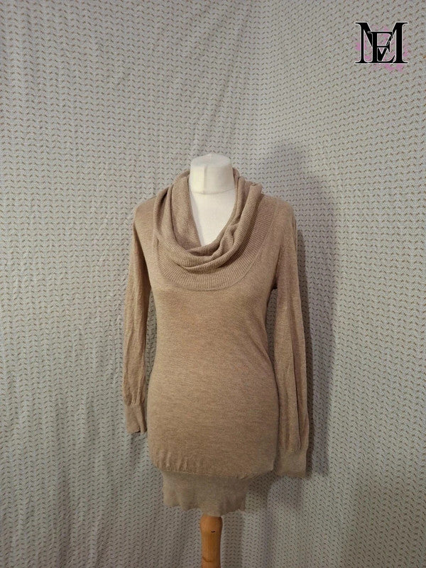 Robe pull beige H&M Taille S