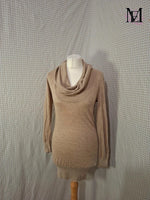 Robe pull beige H&M Taille S