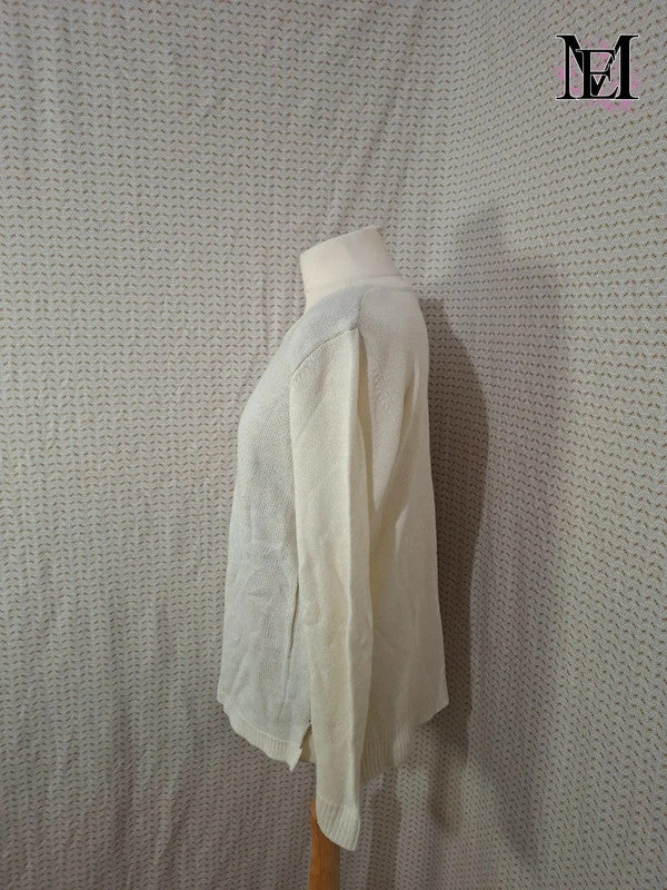 Pull blanc Tissaia Taille 2XL