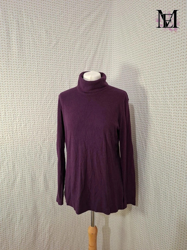 Pull violet Uniqlo Taille L