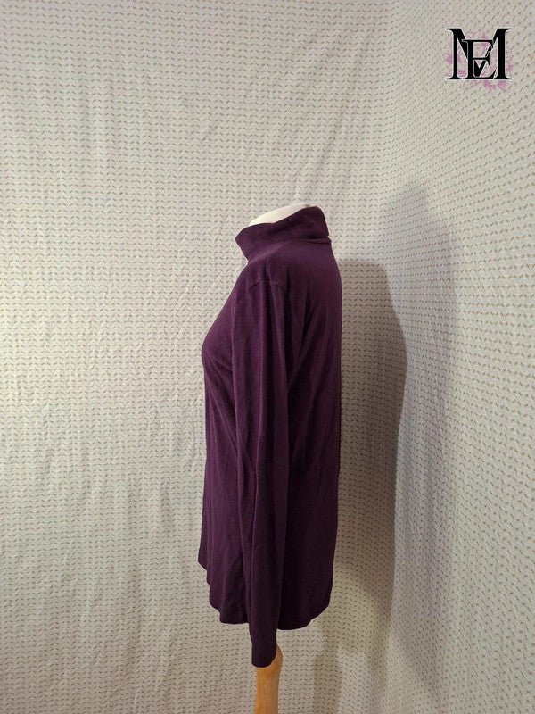 Pull violet Uniqlo Taille L