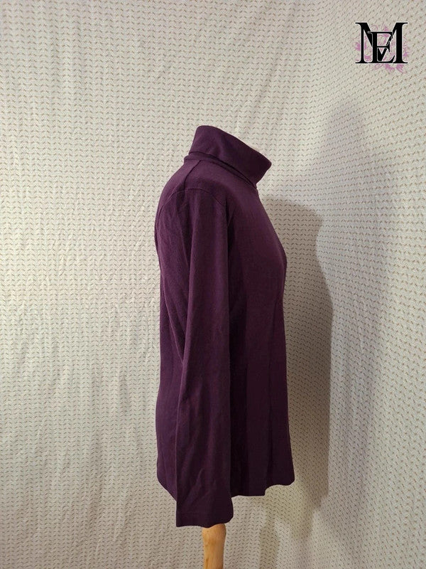 Pull violet Uniqlo Taille L
