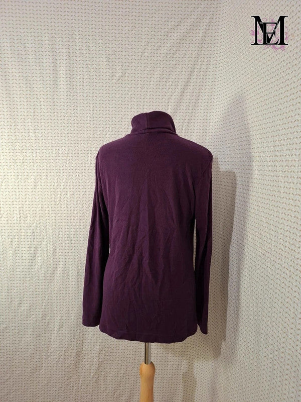 Pull violet Uniqlo Taille L