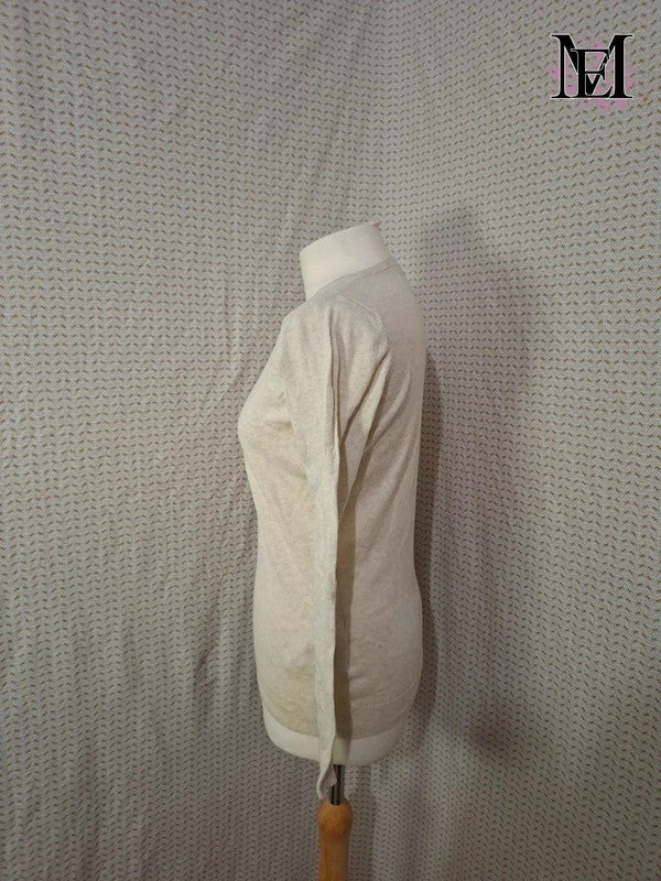 Pull beige Décathlon Taille S