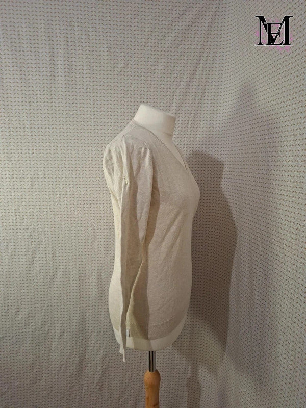 Pull beige Décathlon Taille S