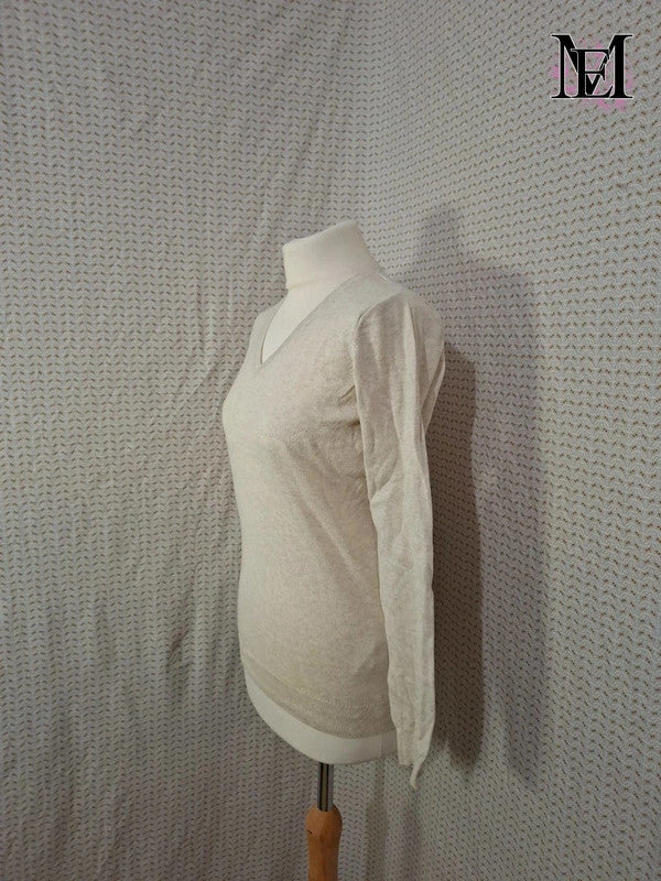 Pull beige Décathlon Taille S