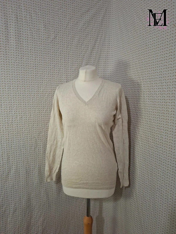 Pull beige Décathlon Taille S
