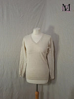 Pull beige Décathlon Taille S