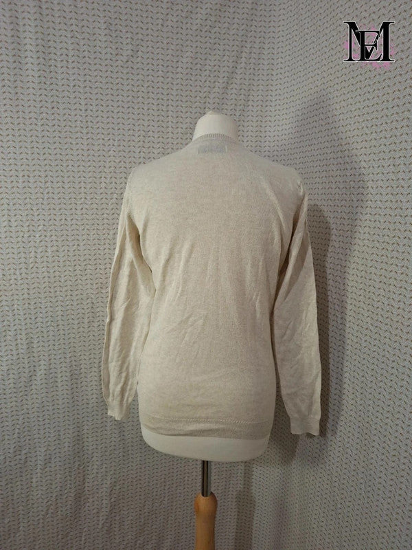 Pull beige Décathlon Taille S