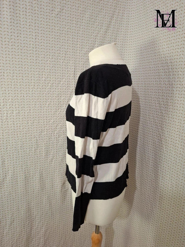 Pull noir et blanc Only Taille XS