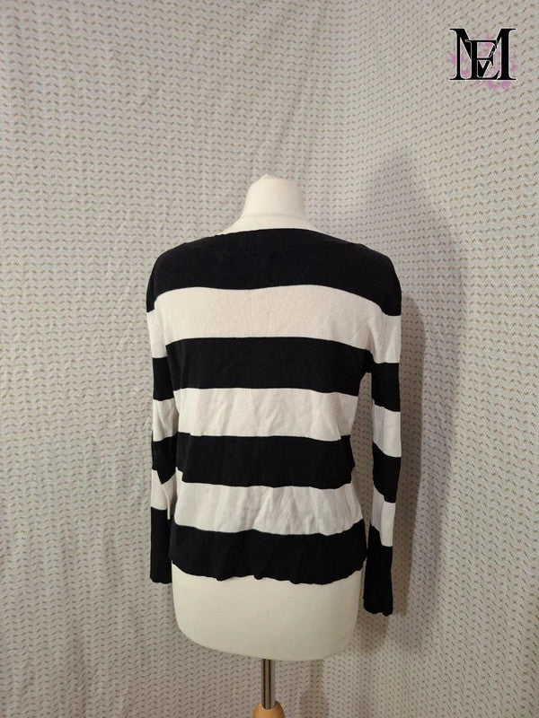 Pull noir et blanc Only Taille XS
