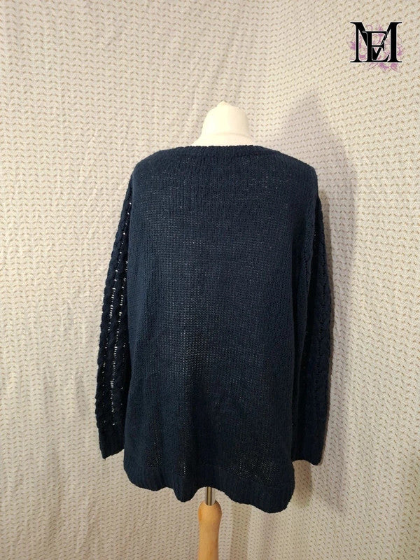 Pull bleu Yessica Taille XL