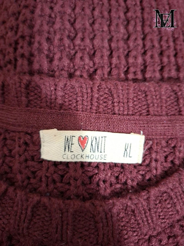 Pull rouge C&A Taille XL