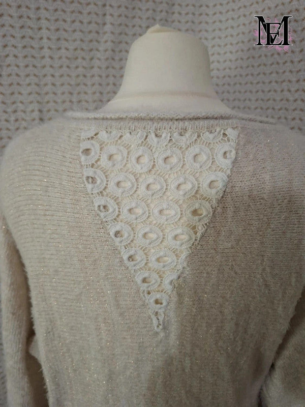 Pull blanc Amy Lou Taille M