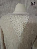 Pull blanc Amy Lou Taille M