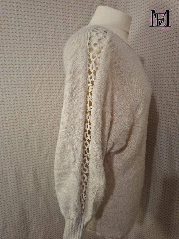 Pull blanc Amy Lou Taille M