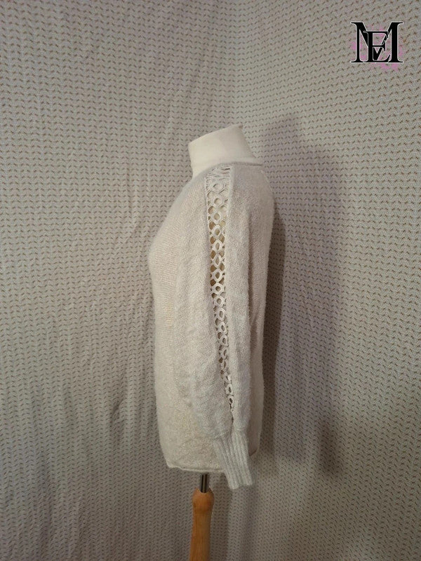 Pull blanc Amy Lou Taille M